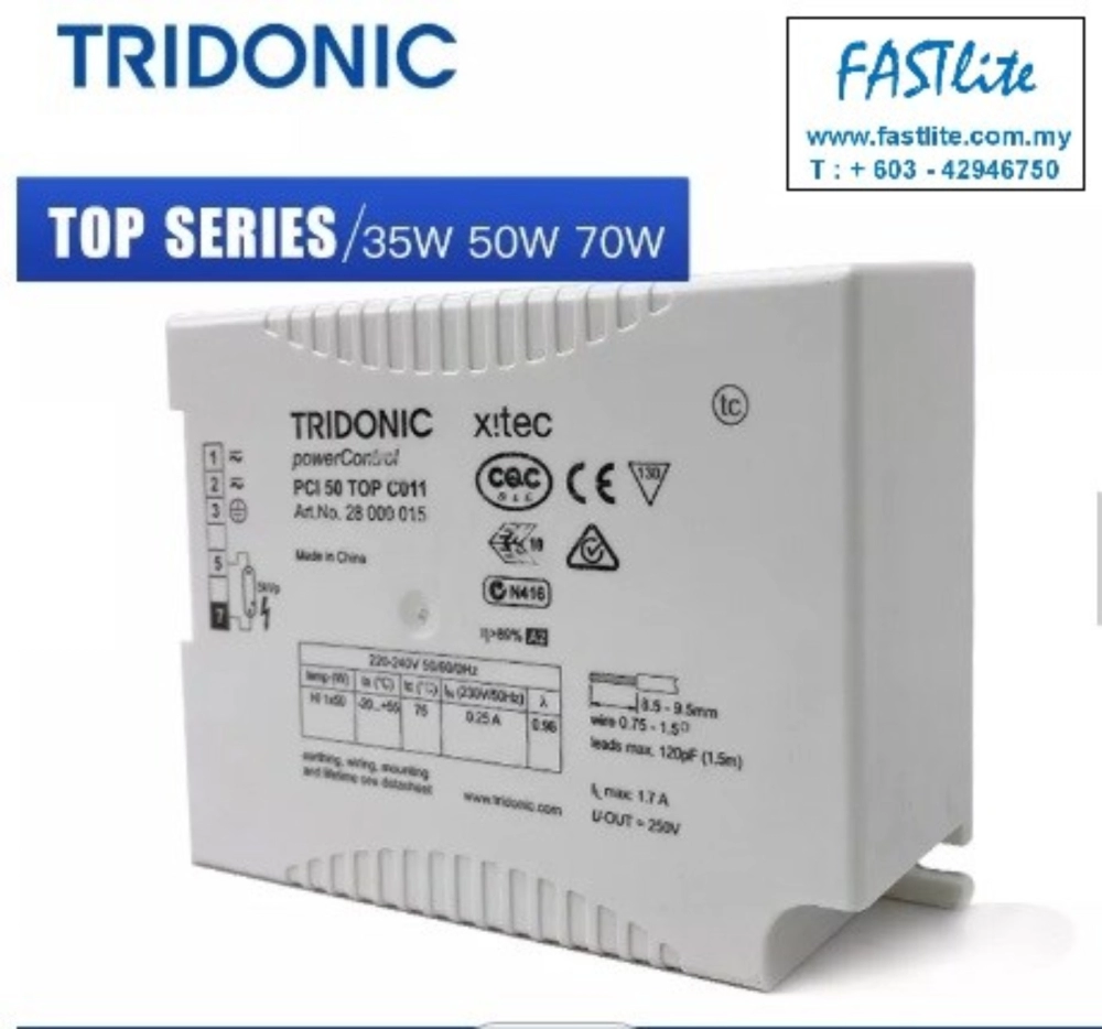 Tridonic PCI 50 Top CO11 Electronic Ballast