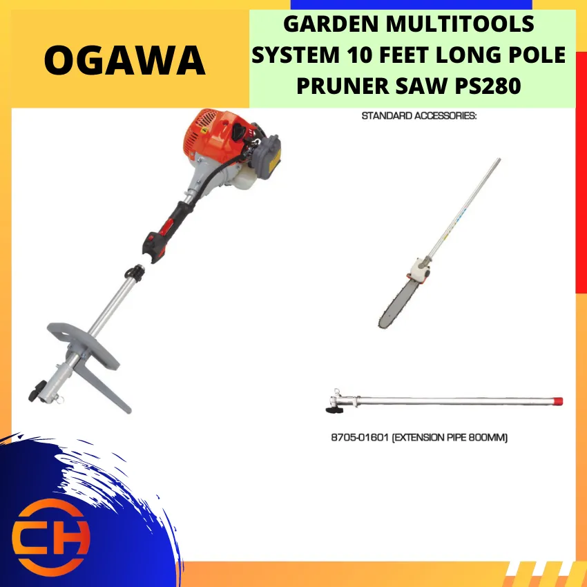 OGAWA GARDEN MULTITOOLS SYSTEM 10 FEET LONG PEOPLE PRUNER SAW [PS280]