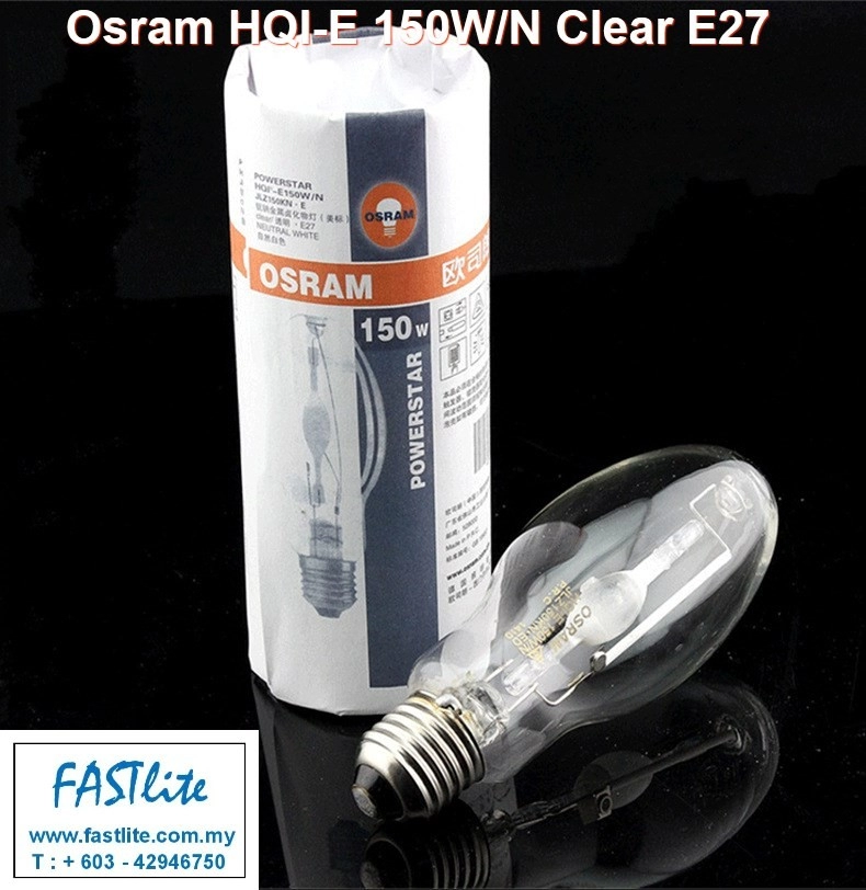Osram HQI-E 150W/N Clear E27 Metal Halide Bulb