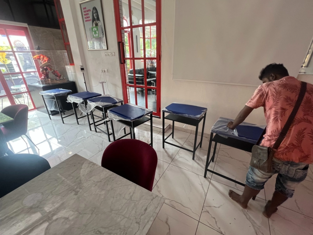 Education Table Meja Belajar Murah Deliver to Progressive Language Academy Georgetown Penang
