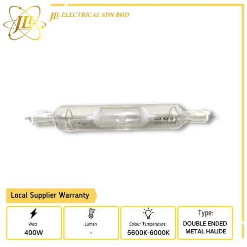 JLUX 400W FC2 5600K-6000K COOL DAYLIGHT DOUBLE ENDED METAL HALIDE