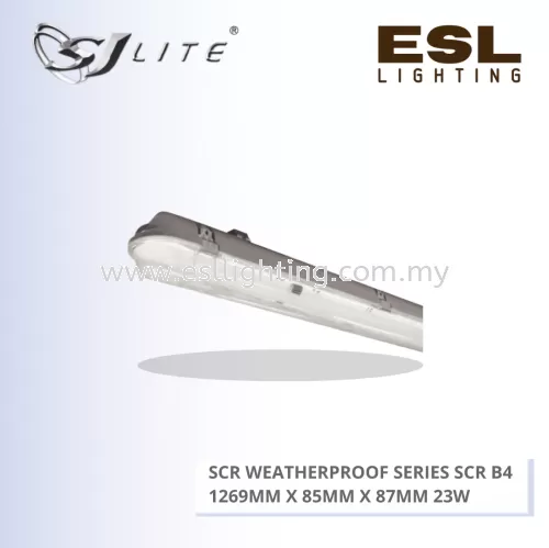 SJLITE SCR WEATHERPROOF SERIES SCR B4 1269MM X 85MM X 87MM 23W