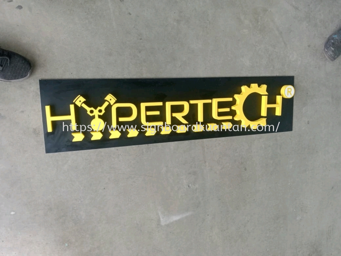 HYPERTECH PVC LOGO SIGNAGE SIGNBOARD AT TEMERLOH