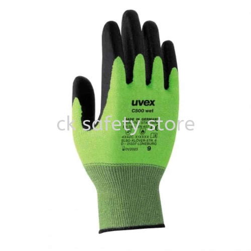 UVEX 60492 C500 WET CUT RESISTANT GLOVE