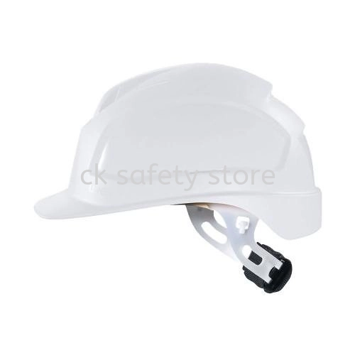 UVEX 9770-030 PHEOS E-WR HELMET - WHITE & 4POINT CHINSTRAP