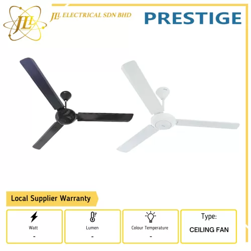 PRESTIGE PLS-7160CF 60" CEILING FAN [BLACK/WHITE]