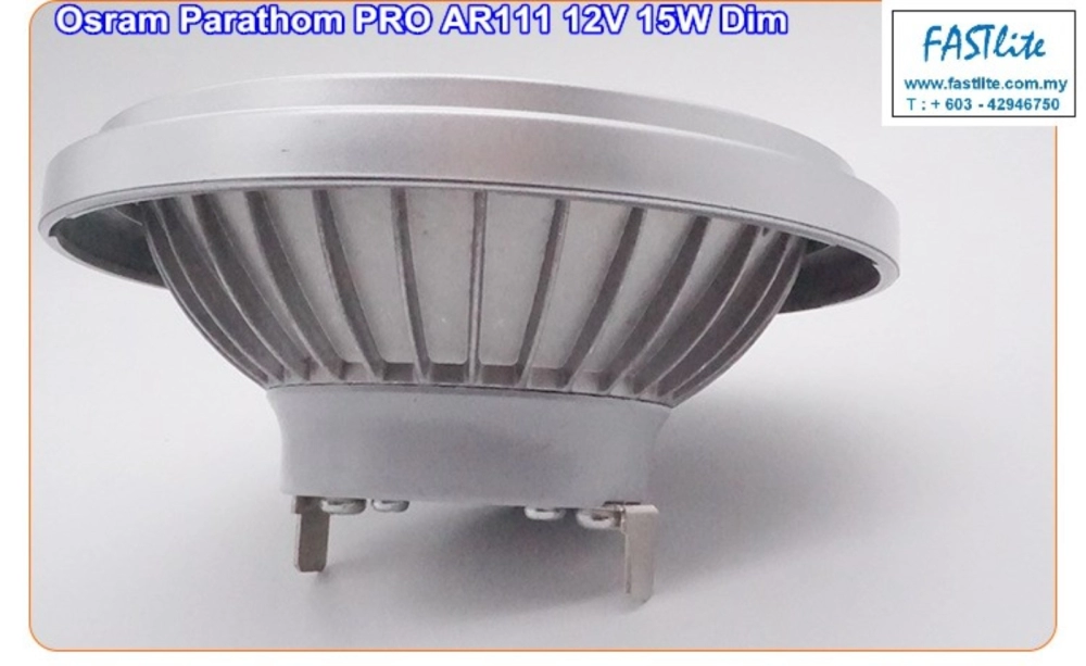Osram Parathom PRO LED AR111 12V 16W 24D Dim G53 Kuala Lumpur (KL),  Malaysia, Selangor, Pandan Indah Supplier, Suppliers, Supply, Supplies |  Fastlite Electric Marketing