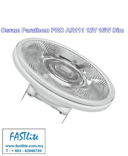 Osram Parathom PRO LED  AR111 12V 16W 24D Dim G53