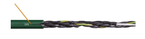  228-8813 - Igus chainflex CF5 Control Cable, 12 Cores, 1 mm2, Unscreened, 100m, Green PVC Sheath, 17 AWG