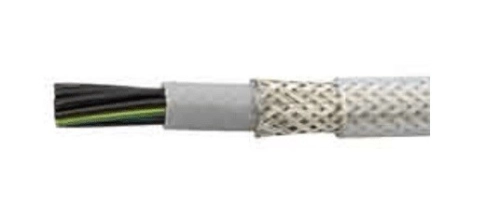  181-1676 - Alpha Wire Control Cable, 2 Cores, 1 mm2, CY, Screened, 50m, Grey PVC Sheath