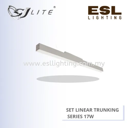 SJLITE ECLIPSE LED SET LINEAR TRUNKING SERIES SET A4 17W