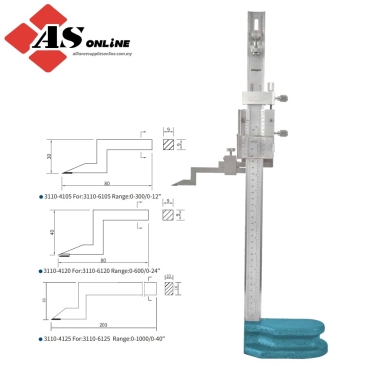 DASQUA Height Gauge With Magnifier With Adjustable Main Beam / Model: 3110-6120