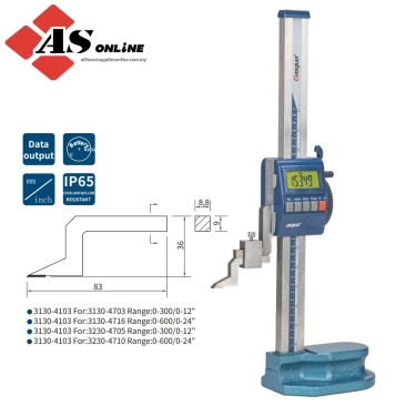 DASQUA IP65 Water Proof Heavy Duty Digital Height Gauge With Wireless Transmission / Model: 3230-4705