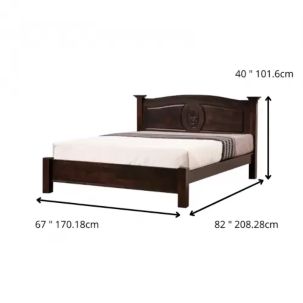 EL Wooden Bedframe PSBWH-6002 Queen King 5ft 6ft