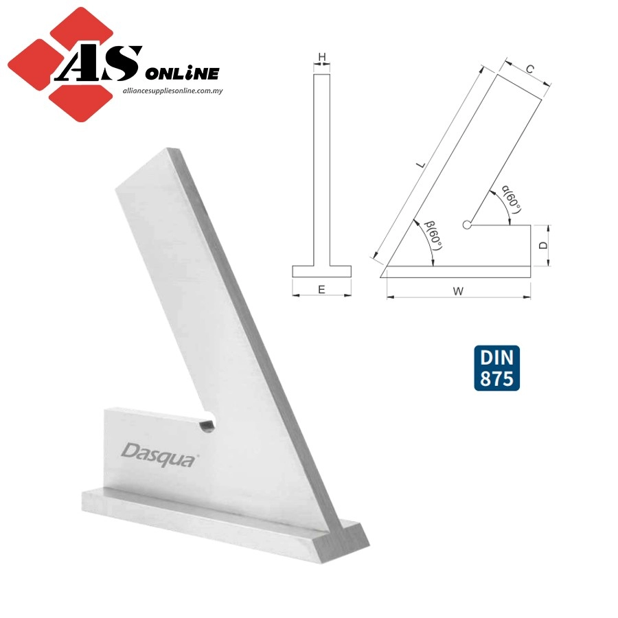 DASQUA 60° Square With Wide Base / Model: 9272-1010