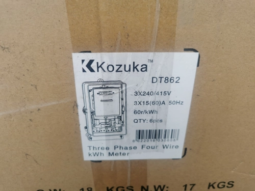 KOZUKA KWH METER 63A ANALOG 3 PHASE