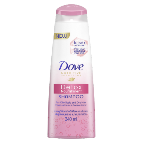 Dove Shampoo 340ml Detox Nourishment Dove Personal Care Johor Bahru (JB), Malaysia, Ulu Tiram Wholesaler, Supplier, Supply, Supplies | J.B. Cip Sen Trading Sdn Bhd