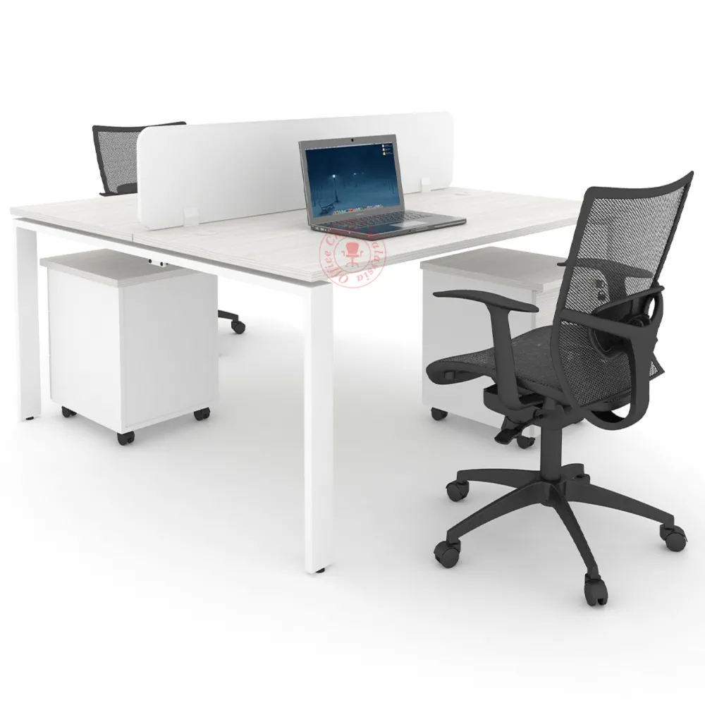 Rectangular Workstation Cluster of 2 / Office Table Workstation / Meja Pejabat Kerja / Meja office