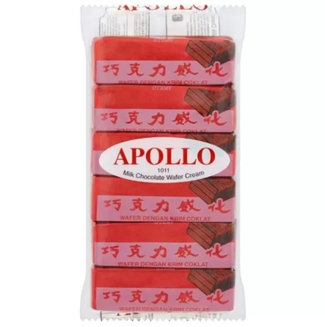Apollo Milk Chocolate Wafer Cream 12's