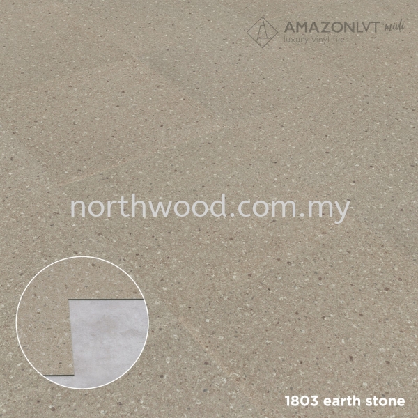 1803 EARTH STONE Midi Square Amazon Luxury Vinyl Floor (LVT) Kedah, Malaysia, Penang, Perlis, Alor Setar, Sungai Petani Supplier, Installation, Supply, Supplies | NORTHWOOD (M) SDN. BHD.