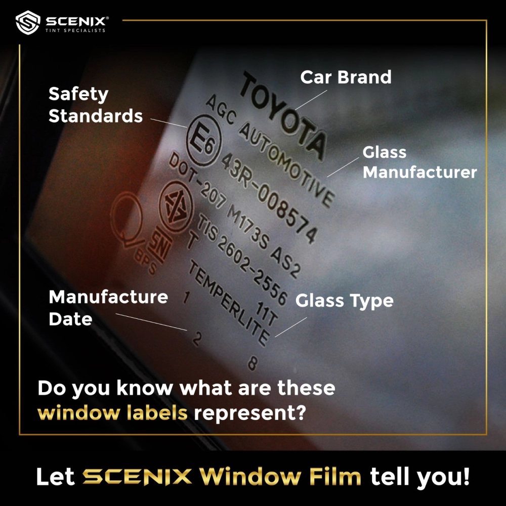 The Labels Of Car Window