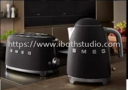 SMEG   2-SLICES TOASTER & KETTLE (SPECIAL EDITION MATT BLACK )