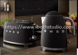 SMEG   2-SLICES TOASTER & KETTLE (SPECIAL EDITION MATT BLACK )