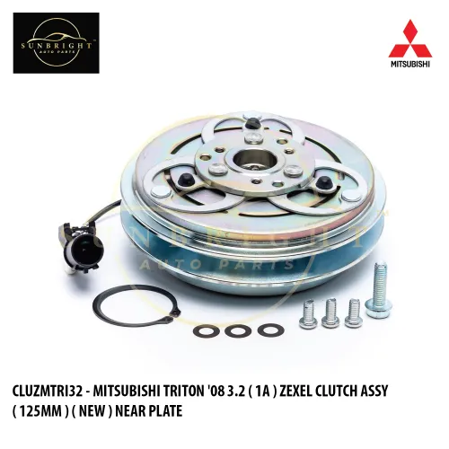 CLUZMTRI32 - MITSUBISHI TRITON '08 3.2 ( 1A ) ZEXEL CLUTCH ASSY ( 125MM ) ( NEW ) NEAR PLATE