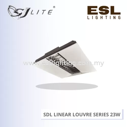 SJLITE AURORAS LED SDL LINEAR LOUVRE SERIES 23W SAC SDL B4 (2X2)