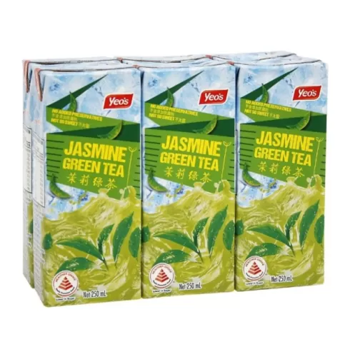 Yeo's Jasmine Green Tea 6x250ml