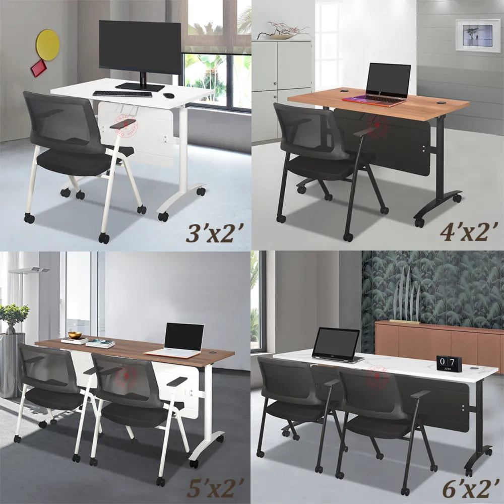 Foldable Mobile Table / Training Table / Office Table / Tuition Center Table / Meeting Table / Conference Table