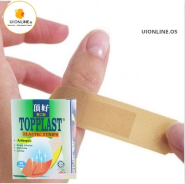 TOPPLAST ELASTIC STRIPS ANTISEPTIC 20'S