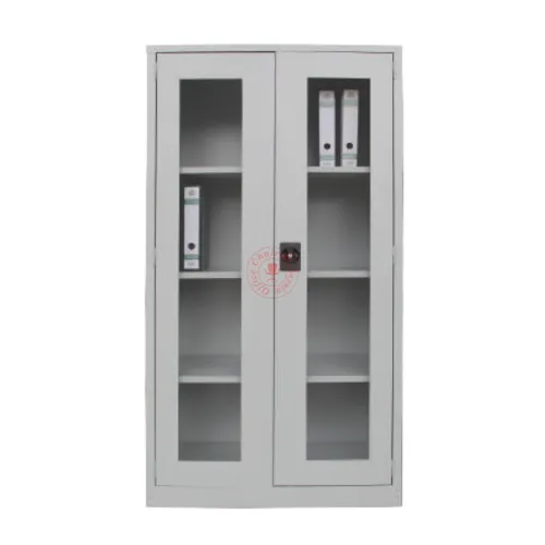 Steel Full Height Cupboard with Glass Swing Door