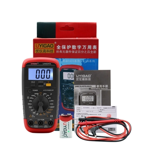 UYIGAO UA 6013 L CAPACITANCE TESTER ( uF ) CAPACITOR METER