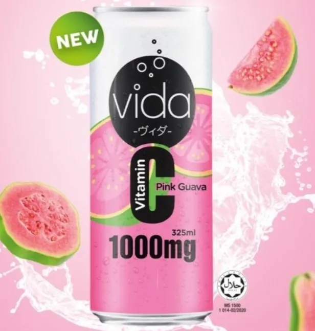 Vida C 1000mg Pink Guava 325ml