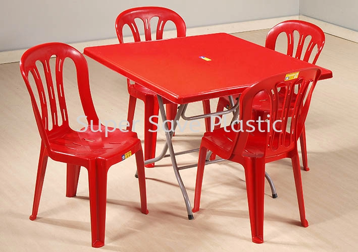 Plastic Table and Chair