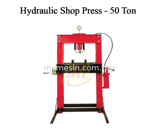 Hydraulic Shop Press 50 Ton c/w Pressure Gauge [ Code : 5880 ] 