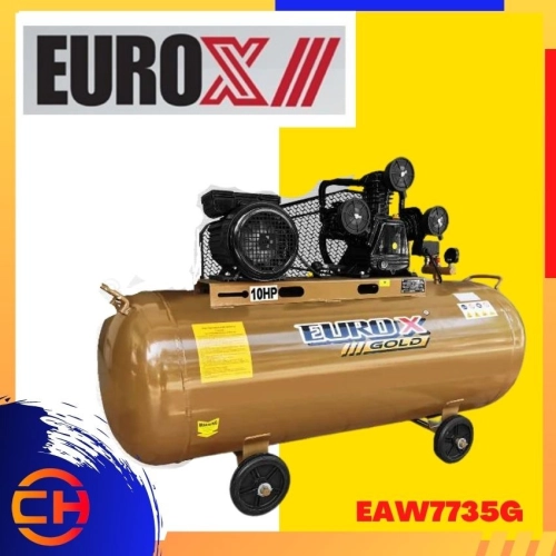 EUROX GOLD EAW-7735 / EAW7735 / EAW7735G 350L 10HP 8BAR Air Compressor 870RPM