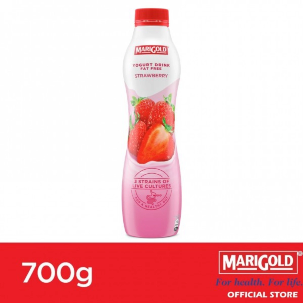 Marigold Yogurt Drink Fat Free Strawberry 700g