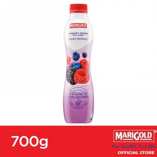 Marigold Yogurt Drink Fat Free Mixed Berries 700g