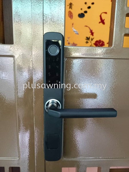 SMART GRILL DOOR LOCK @JALAN IDAMAN 21, TAMAN CHERAS IDAMAN, KAJANG, SELANGOR SMART DOORL LOCK FOR DOOR GRILL Selangor, Malaysia, Kuala Lumpur (KL), Cheras Contractor, Service | Plus Awning & Iron Sdn Bhd