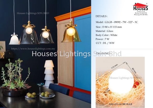 GSL 09092 7W 3C(MIX) G80 LED GLOBE BULB Bulb Selangor, Malaysia, Kuala Lumpur (KL), Puchong Supplier, Suppliers, Supply, Supplies | Houses Lightings Sdn Bhd