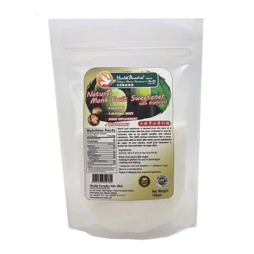 Natural Monk Fruit Sweetener 180g