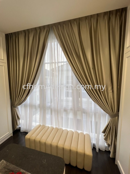 Nicely Curtains Eco Majestic Residence  CURTAINS Seremban, Negeri Sembilan, Malaysia Supplier, Suppliers, Supply, Supplies | CF Interior Home Design