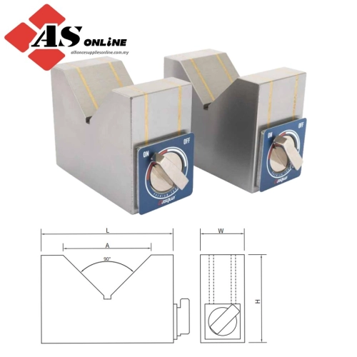 DASQUA Magnetic V-Block Set / Model: 8561-2030