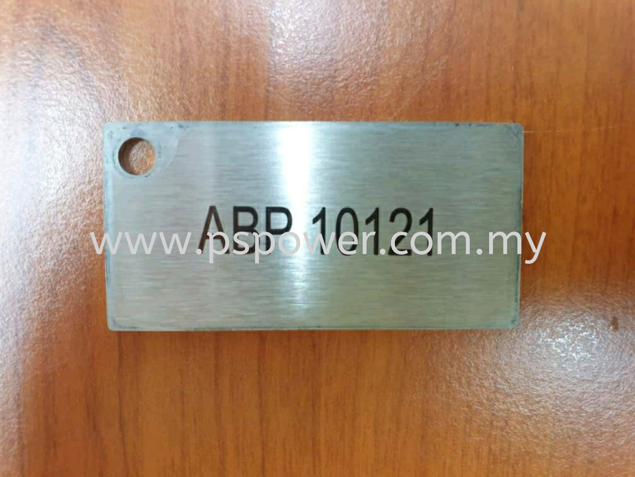 Machinery Tag stainless steel laser marking