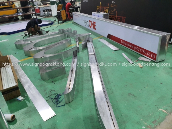 aluminum box up big 3d jawi lettering logo  ALUMINIUM BIG 3D BOX UP LETTERING SIGNAGE Klang, Malaysia Supplier, Supply, Manufacturer | Great Sign Advertising (M) Sdn Bhd