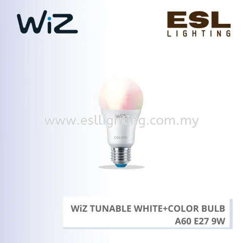 PHILIPS WiZ TUNABLE WHITE+COLOR BULB A60 E27 9W 929002411617