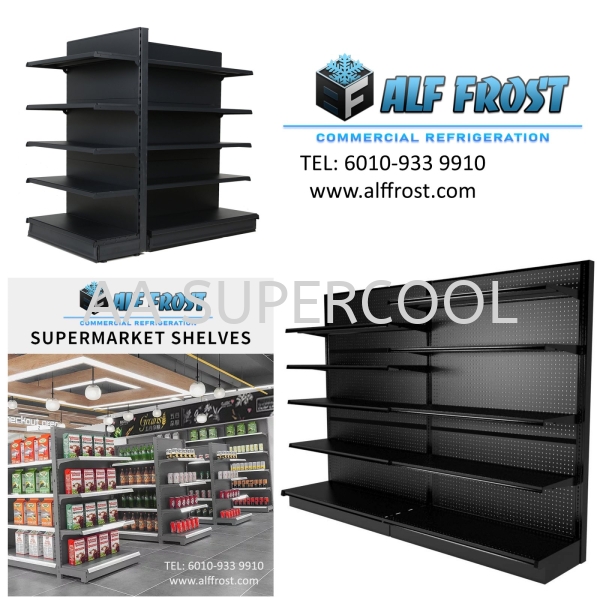 Retail Shop Gondola Racking Black Equipment Selangor, Malaysia, Kuala Lumpur (KL), Petaling Jaya (PJ) Supplier, Suppliers, Supply, Supplies | AA Supercool Enterprise