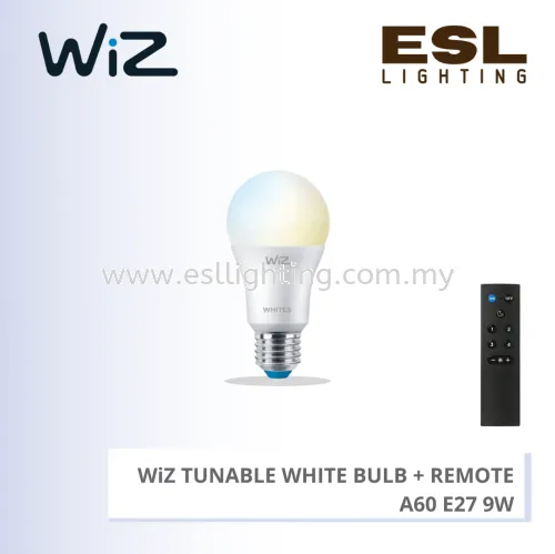 WiZ TUNABLE WHITE+REMOTE A60 E27 9W 929002435217